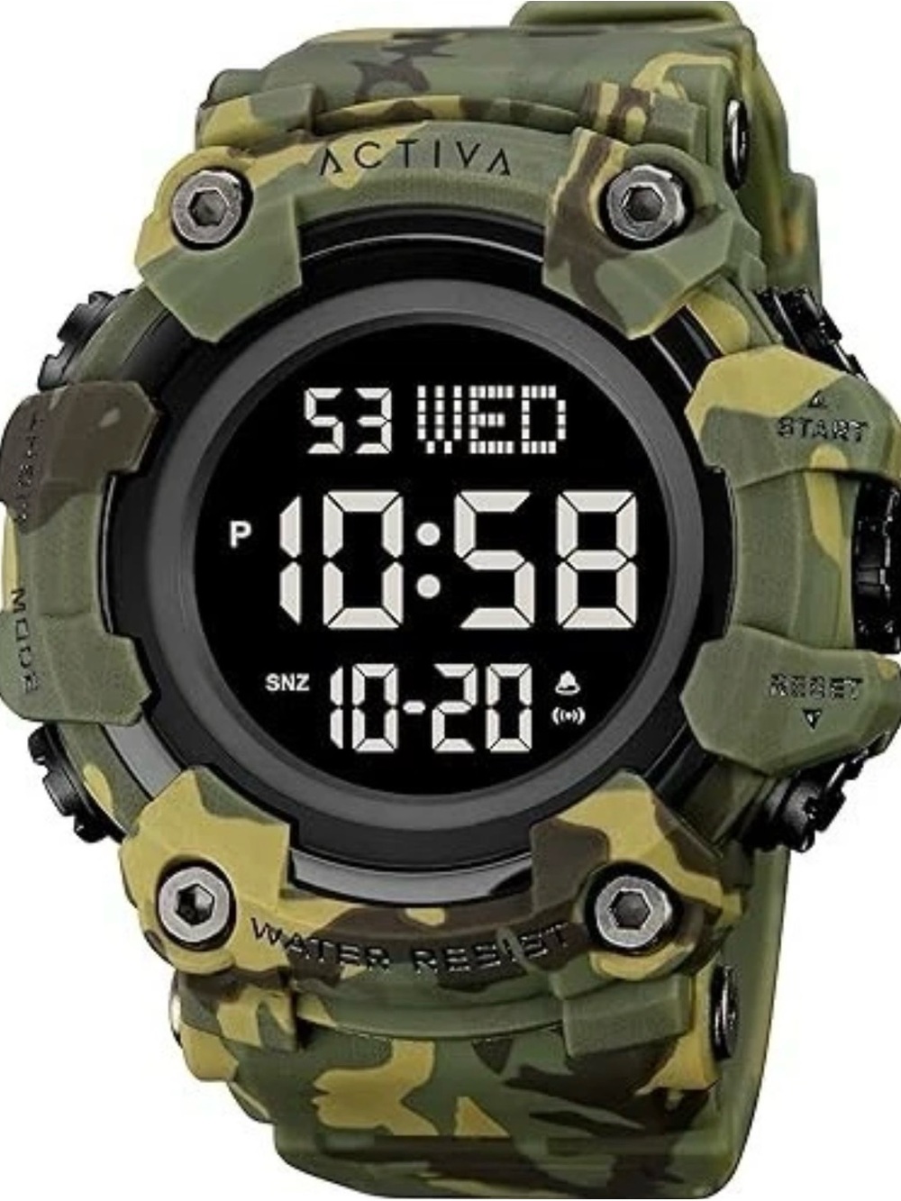 Activa X Invicta Hexstrike X - 56mm Men’s Digital Watch (ACW1968-001) - Camo NEW
